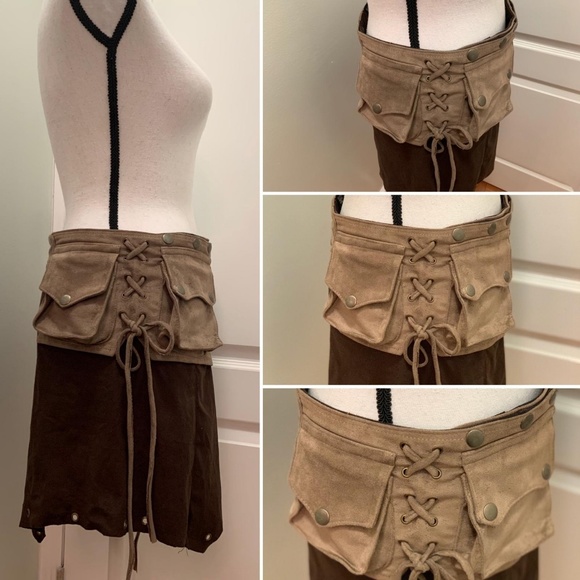 Boho Free People inspired wrap skirt - Picture 3 of 8